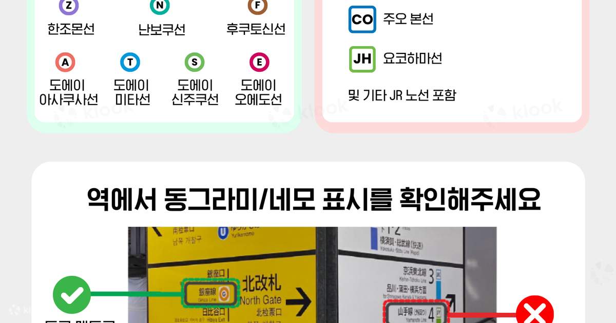 도쿄 지하철 1-3일 자유이용권 사진 2
